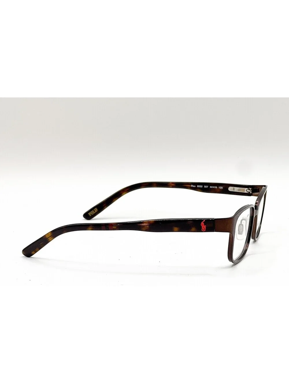 Polo Ralph Lauren 8032 507 Brown Rectangle Authentic Eyeglass Frames 44-15